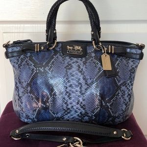 COACH Madison Sophia - Python Leather Embossed